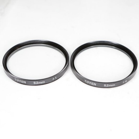 Tiffen 52mm Close Up Lens Filters +1 +4 Macro Photography Made in Japan Case - Picture 3 of 6